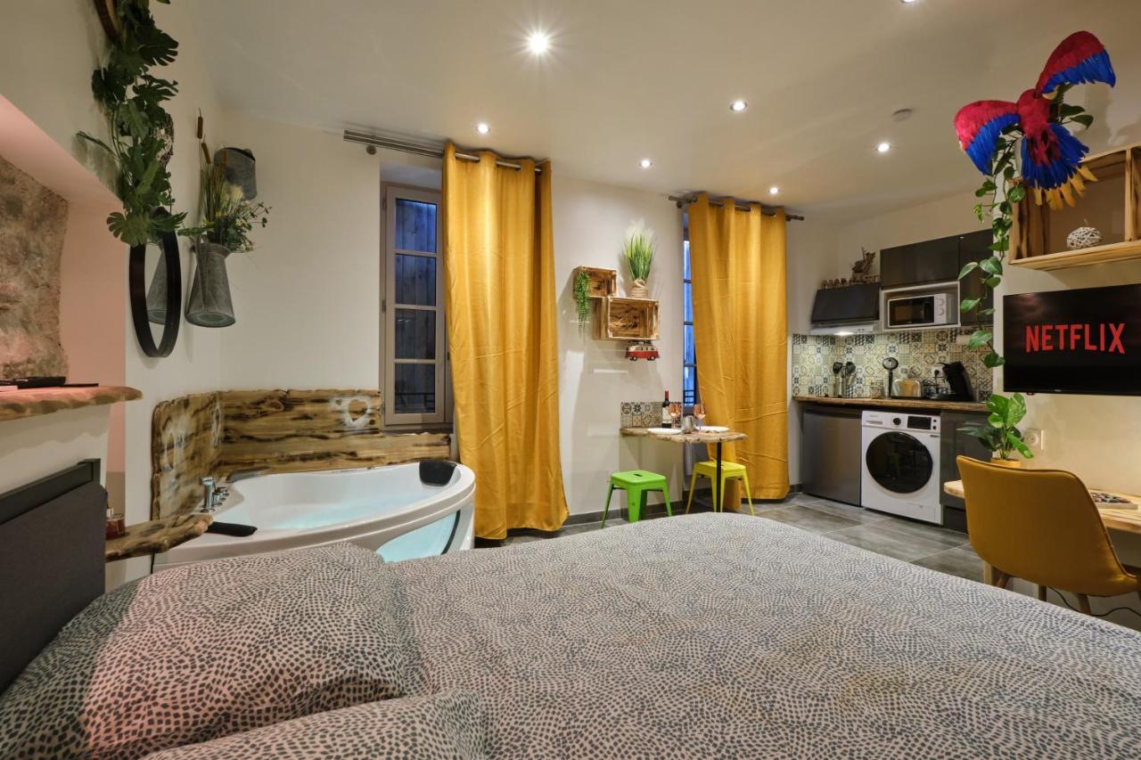 Place Carnot - Studio Tout Equipe Avec Jacuzzi Proche Toutes Commodites 카르카손 외부 사진